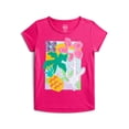 thumbnail image 1 of Wonder Nation Girls Embellished Graphic Tee with Short Sleeves, Sizes 4-18 & Plus, 1 of 3