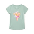 thumbnail image 1 of Wonder Nation Girls' Embellished Graphic Tee with Short Sleeves, Sizes 4-18 & Plus, 1 of 3