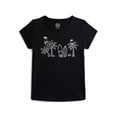 thumbnail image 1 of Wonder Nation Girls' Embellished Graphic Tee with Short Sleeves, Sizes 4-18 & Plus, 1 of 3