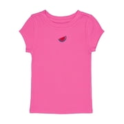 Short Sleeve Fashion Knit Tee, Sizes 4-18