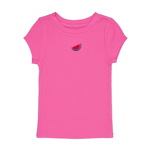 Wonder Nation Short Sleeve Fashion Knit Tee, Sizes 4-18