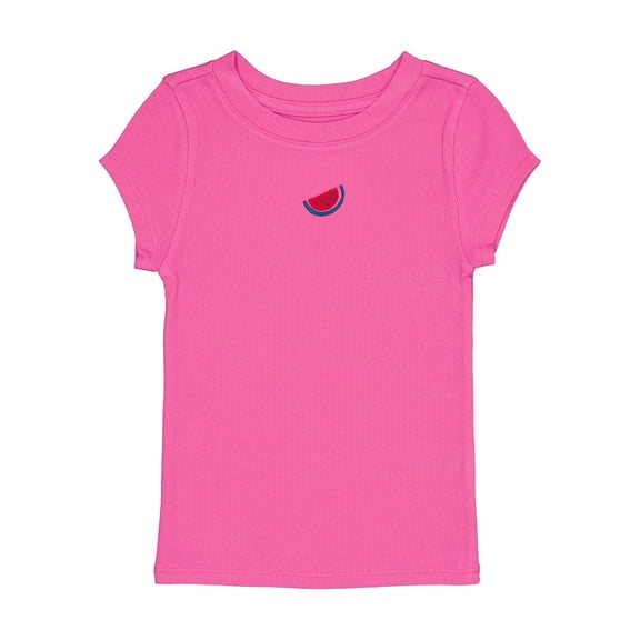 Wonder Nation Short Sleeve Fashion Knit Tee, Sizes 4-18