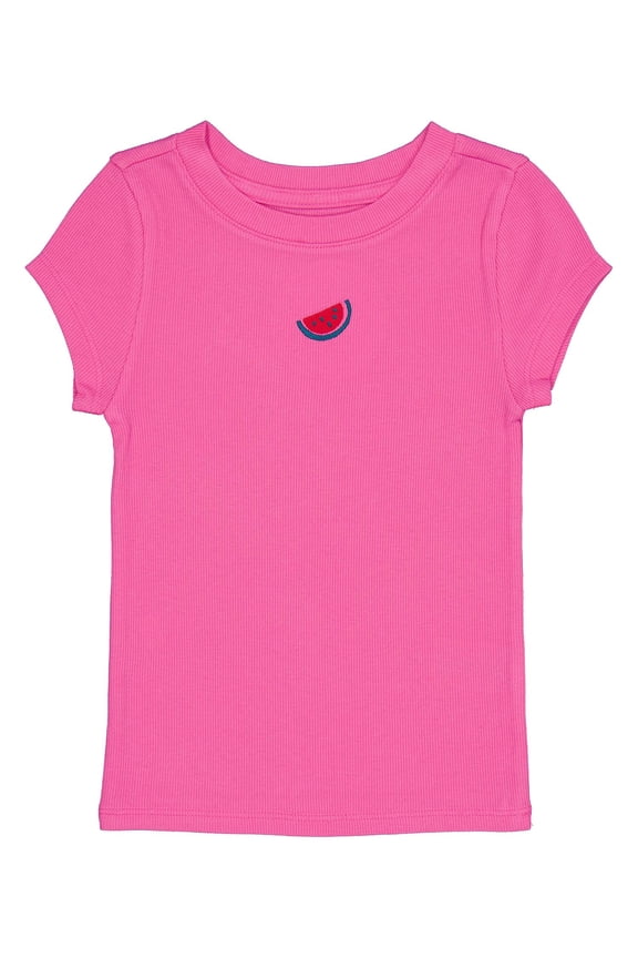 Short Sleeve Fashion Knit Tee, Sizes 4-18