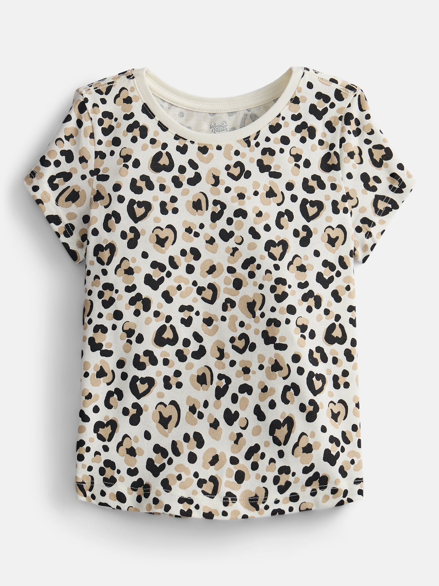 Wonder Nation Toddler Girls' Graphic Tee with Short Sleeves, Sizes 18M-5T