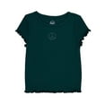 thumbnail image 1 of Wonder Nation Girls Short Sleeve Rhinestone Icon Tee, Sizes 4-18 & Plus, 1 of 4