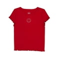 thumbnail image 1 of Wonder Nation Girls Short Sleeve Rhinestone Icon Tee, Sizes 4-18 & Plus, 1 of 5