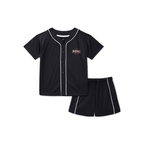 Boys Jersey Top and Shorts Pajama Set, 2-Piece, Sizes 4-18