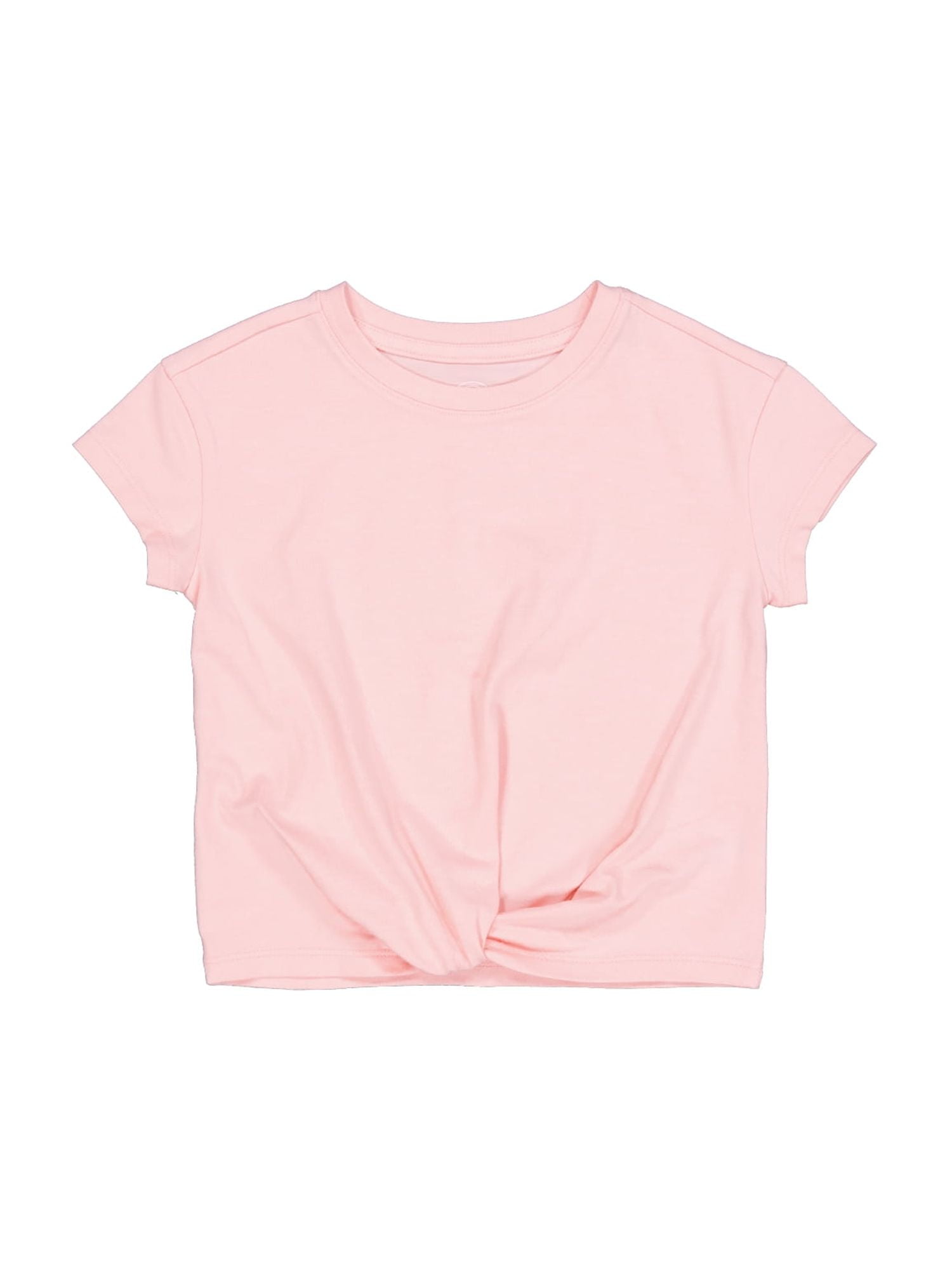 Wonder Nation Girls Short Sleeve Jersey Top, Sizes 4-18 & Plus