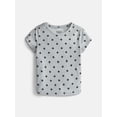 thumbnail image 1 of Wonder Nation Girls Kid Tough Tee with Short Sleeves, Sizes 4-18 & Plus, 1 of 3
