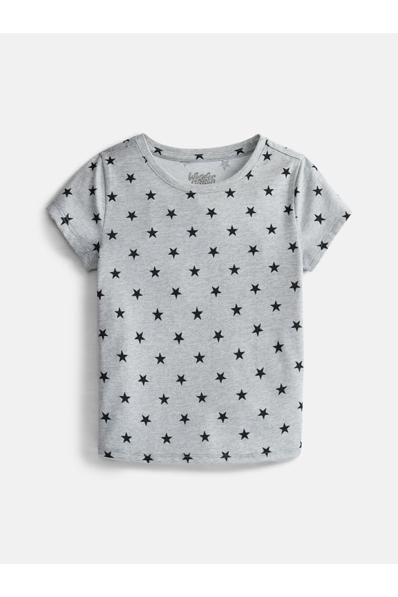 Girls Kid Tough Tee with Short Sleeves, Sizes 4-18 & Plus
