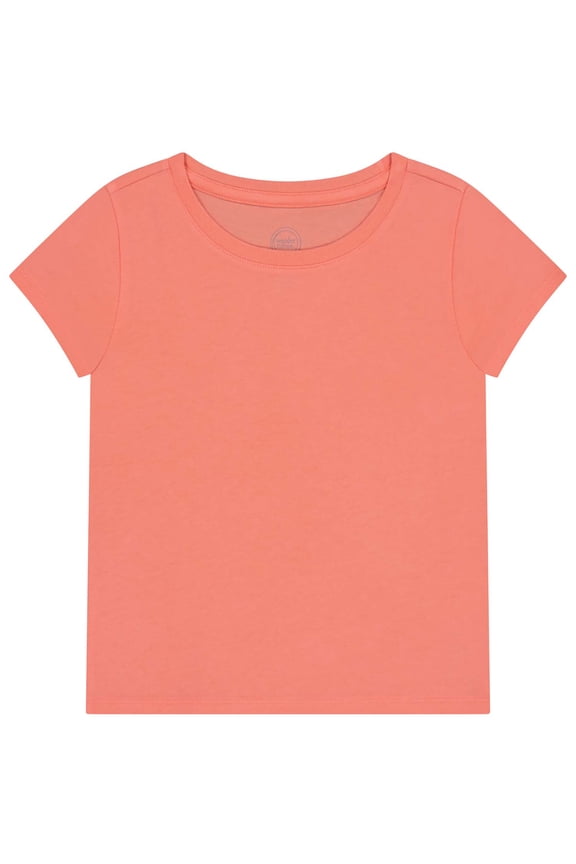 Girls Kid Tough Tee with Short Sleeves, Sizes 4-18 & Plus