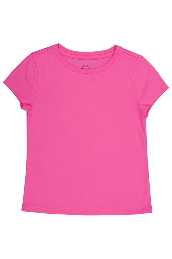Girls Short Sleeve Kid Tough T-Shirt, Sizes 4-18 & Plus