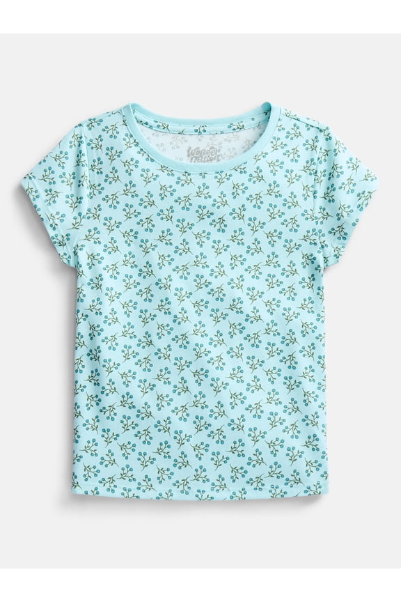 Girls Kid Tough Tee with Short Sleeves, Sizes 4-18 & Plus