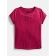 thumbnail image 1 of Wonder Nation Girls Kid Tough Tee with Short Sleeves, Sizes 4-18 & Plus, 1 of 3
