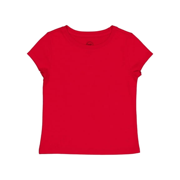 Wonder Nation Girls Short Sleeve Kid Tough T-Shirt, Sizes 4-18 & Plus