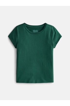 Girls Kid Tough Tee with Short Sleeves, Sizes 4-18 & Plus