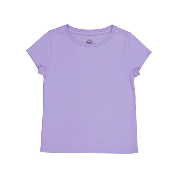 Wonder Nation Girls Short Sleeve Kid Tough T-Shirt, Sizes 4-18 & Plus