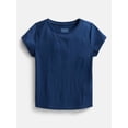 thumbnail image 1 of Wonder Nation Girls Kid Tough Tee with Short Sleeves, Sizes 4-18 & Plus, 1 of 3