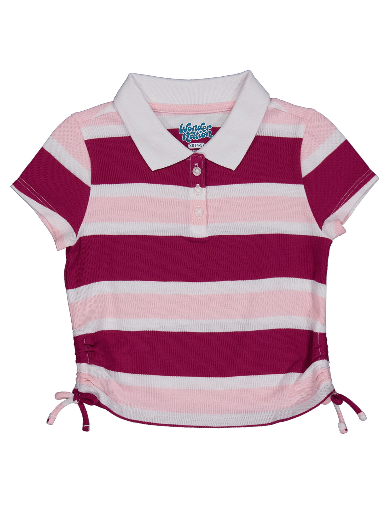 Wonder Nation Girls Short Sleeve Knit Top, Sizes 4-18 & Plus