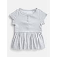 thumbnail image 1 of Wonder Nation Girls' Peplum Top with Short Sleeves, Sizes XS-XXL & Plus, 1 of 3
