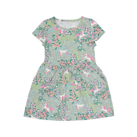 Wonder Nation Girl's Short Sleeve Play Dress, Sizes 4-18 & Plus