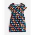 thumbnail image 1 of Wonder Nation Girl’s Play Dress with Short Sleeves, Sizes XS-XXL, 1 of 3