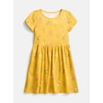 thumbnail image 1 of Wonder Nation Girl’s Play Dress with Short Sleeves, Sizes XS-XXL, 1 of 3