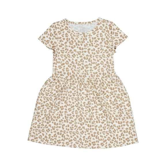 Wonder Nation Girl's Short Sleeve Play Dress, Sizes 4-18 & Plus