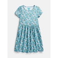 thumbnail image 1 of Wonder Nation Girl’s Play Dress with Short Sleeves, Sizes XS-XXL, 1 of 3