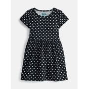Wonder Nation Girl’s Play Dress with Short Sleeves, Sizes XS-XXL