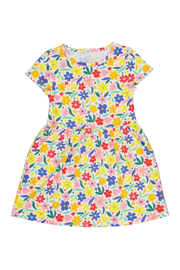 Girl's Short Sleeve Play Dress, Sizes 4-18 & Plus