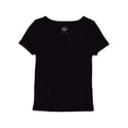 thumbnail image 1 of Wonder Nation Girls Short Sleeve Rib Tee, Sizes 4-18 & Plus, 1 of 3