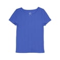 thumbnail image 1 of Wonder Nation Girls Short Sleeve Rib Tee, Sizes 4-18 & Plus, 1 of 3