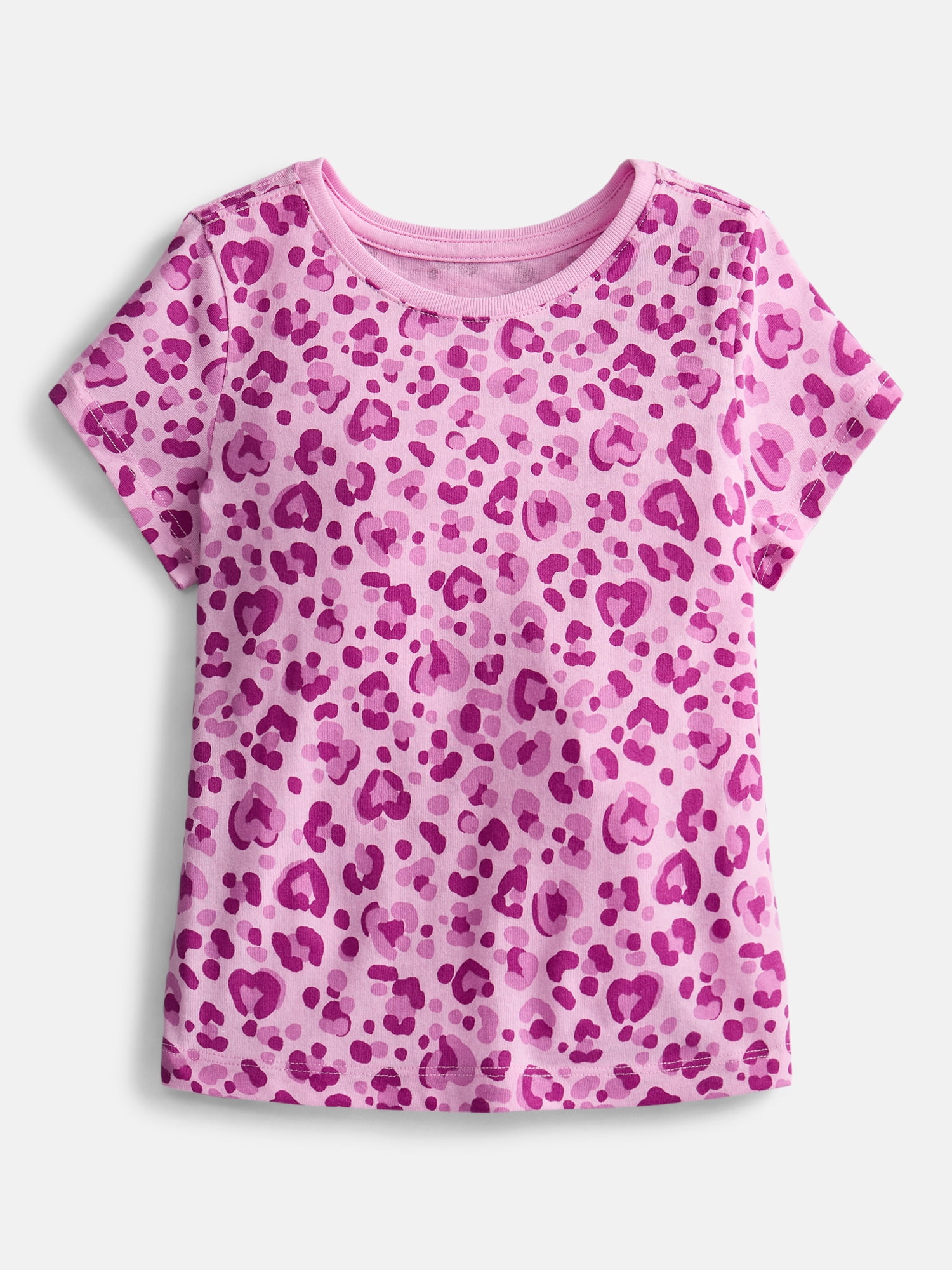 Wonder Nation Toddler Girls Graphic Tee with Short Sleeves, Sizes 18M-5T