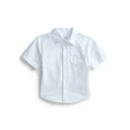 thumbnail image 1 of Wonder Nation Boys Cotton Button Down Shirt with Short Sleeves, Sizes 4/5-18 & Husky, 1 of 3