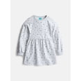 thumbnail image 1 of Wonder Nation Girls Fleece Sweatshirt Dress with Long Sleeves, Sizes XS - XXL, 1 of 3