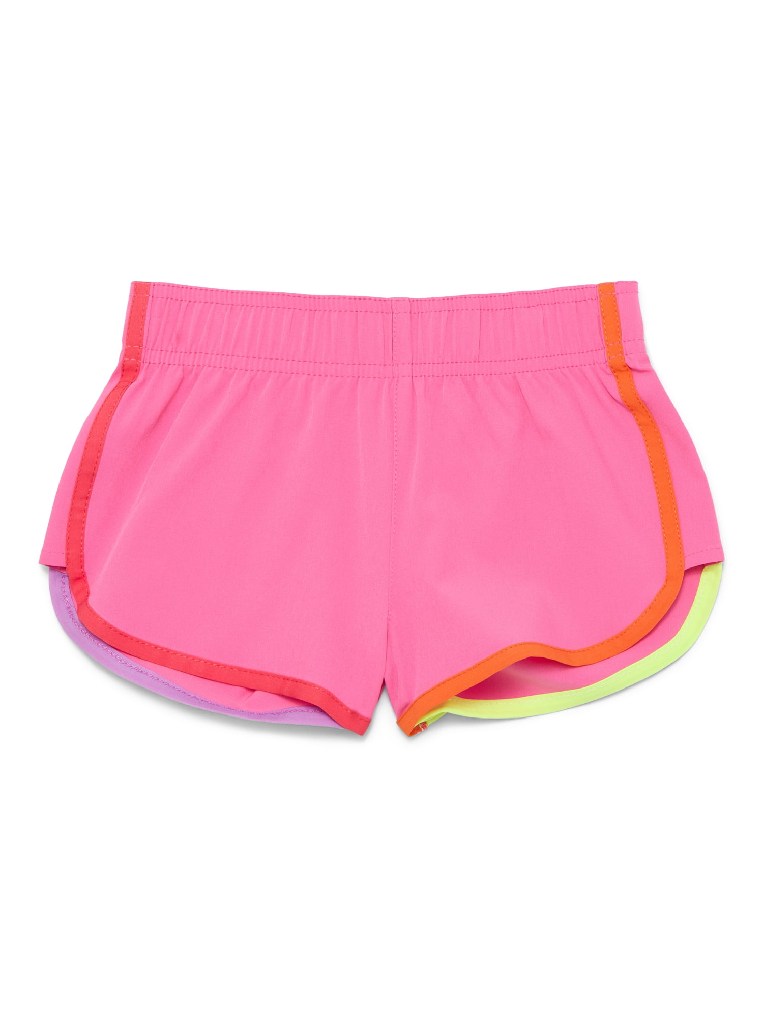 Wonder Nation Girls Swim Shorts, Sizes 4-18 & Plus