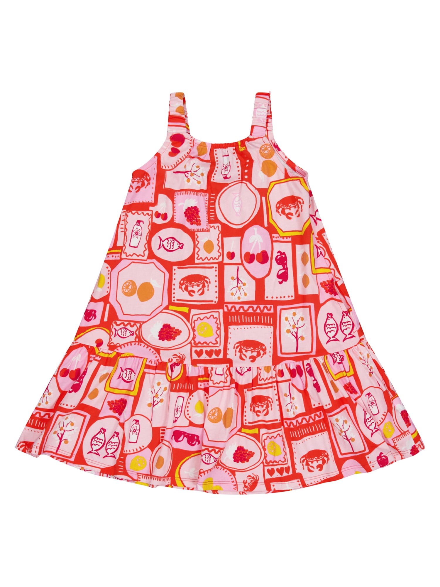 Wonder Nation Girls Swing Dress, Sizes 4-18 & Plus