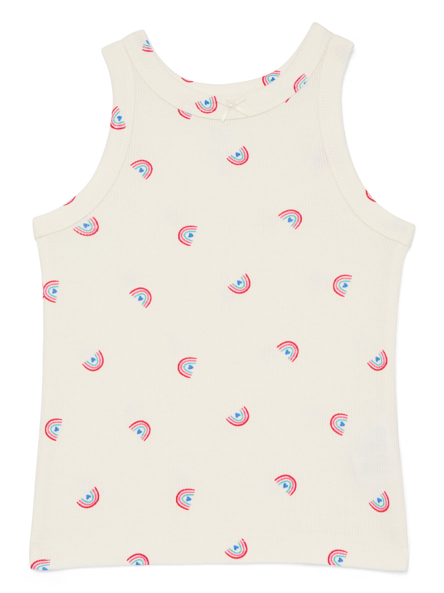 Wonder Nation Toddler Girls Ribbed Tank Top, Sizes 18M-5T
