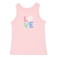 thumbnail image 1 of Wonder Nation Toddler Girls Ribbed Tank Top, Sizes 18M-5T, 1 of 3