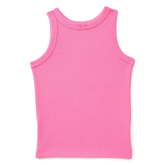 Wonder Nation Toddler Girls Ribbed Tank Top, Sizes 18M-5T