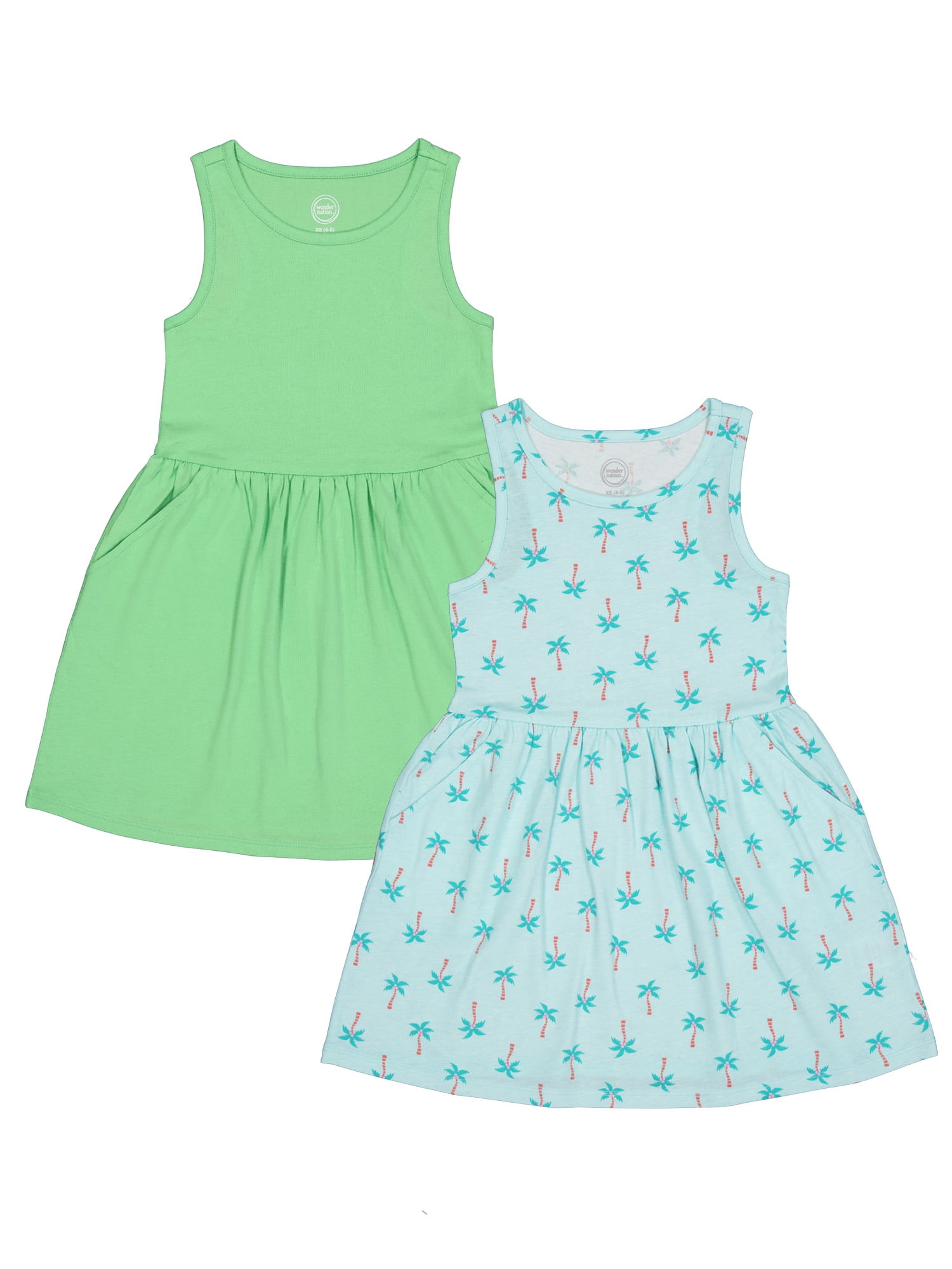 Wonder Nation Girls Tank Play Dresses on sale for $2 at Walmart