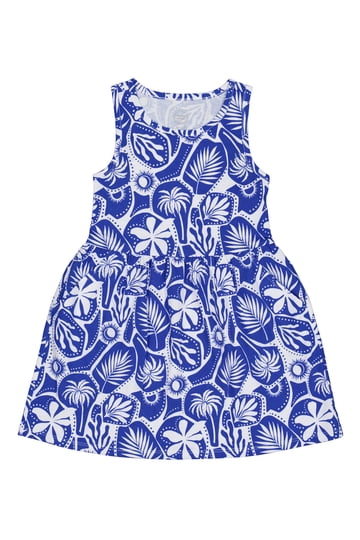 blue dress near me One Sweet Day Gathered Bust A-Line Dress Steel Blue main image 0