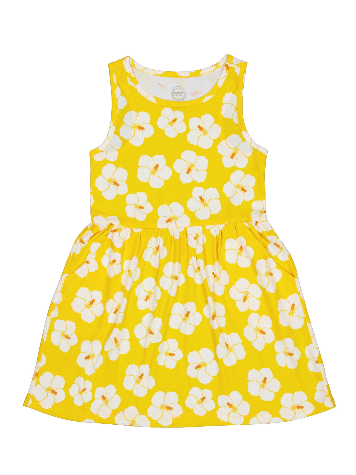 Wonder Nation Girls Tank Play Dress,Sizes XS-XLP