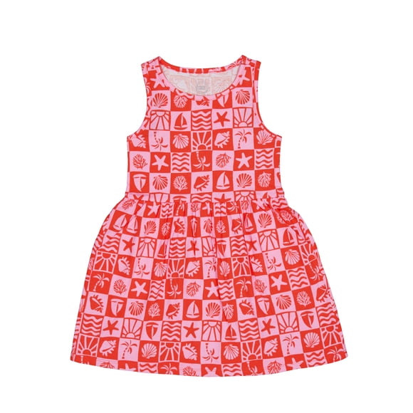 Wonder Nation Girls Tank Play Dress,Sizes S-XLP