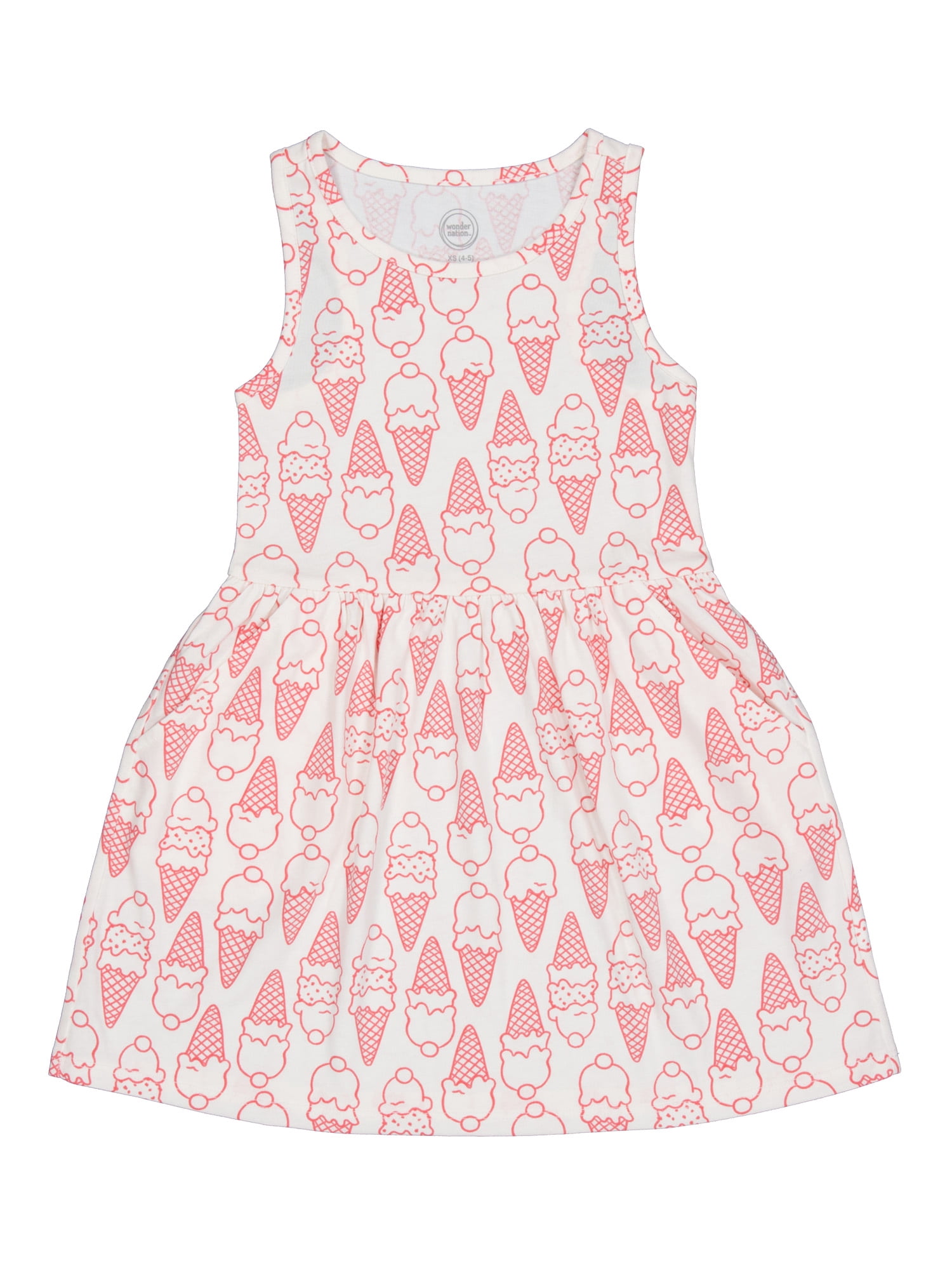 Wonder Nation Girls Tank Play Dress,Sizes XS-LP