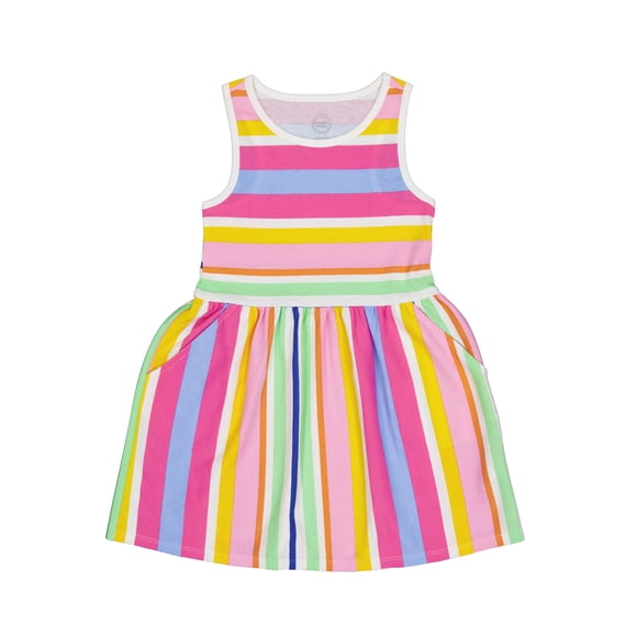 Wonder Nation Girls Tank Play Dress,Sizes XS-XLP