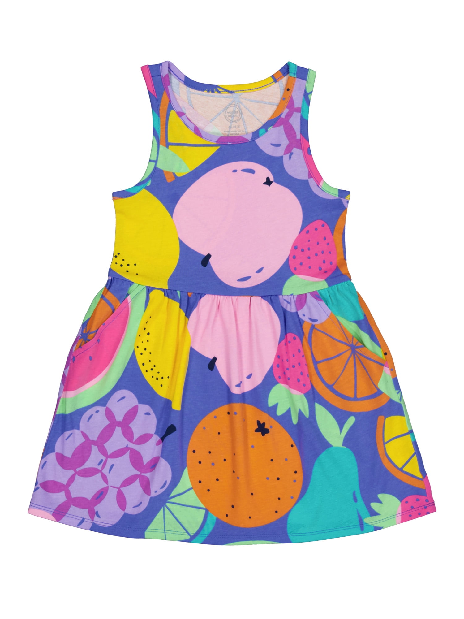 Wonder Nation Girls Tank Play Dress,Sizes Xs-XLP