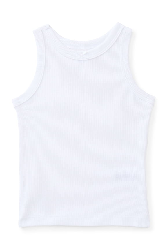 Toddler Girls Ribbed Tank Top, Sizes 18M-5T