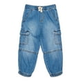 thumbnail image 1 of Wonder Nation Baby and Toddler Boys Cotton Cargo Jogger Pants, Sizes 12M-5T, 1 of 2